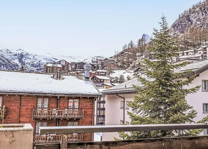 Daire Haus Bellevue-8 By Interhome Zermatt